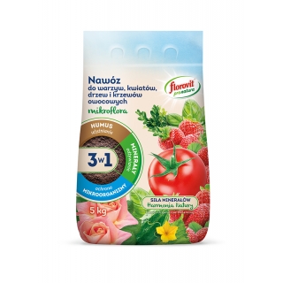 Nawóz organiczno-mineralny do warzyw - Florovit Pro Natura - 1,5 kg