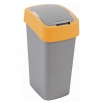 Kosz do sortowania śmieci Flip Bin - 50 litrów - żółty