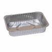 Foremka aluminiowa do pieczenia - podłużna - do ciastek, pierniczków i mazurka - 680 ml - 5 szt.
