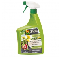 Herbistop Spray - Zwalcza chwasty, mchy i glony - Compo - 1 l