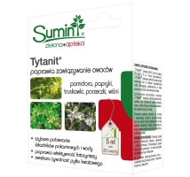 Tytanit  - poprawia zawiązywanie owoców pomidorów, papryki, truskawki, porzeczki, wiśni - Sumin - 5 ml