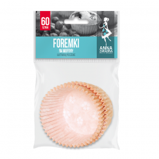 Dekoracyjne foremki na muffiny - 60 szt.