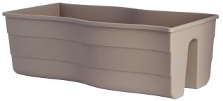 Donica balustradowa Wave - 60 cm - szarobeżowa