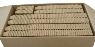 Doniczki torfowe kwadratowe 6x6 cm - 12 sztuk