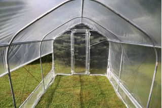 Tunel foliowy ogrodowy z wentylacją boczną - 2,0 x 7,5 m