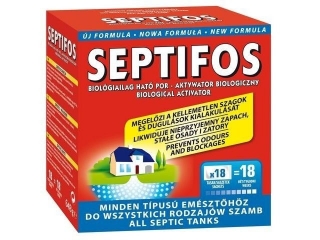 Aktywator do szamb Septifos Vigor - 6 saszetek - usuwa przykre zapachy i zatory