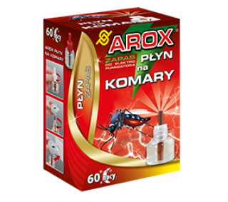 Płyn zapasowy do elektrofumigatora na komary - 60 nocy - Arox - 45 ml