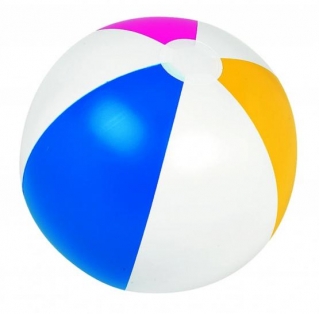 Piłka plażowa dmuchana - kolorowa - 40 cm