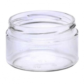 Słoiki zakręcane szklane na przetwory - fi 82 - 250 ml z zakrętkami w groszki - 8 szt.