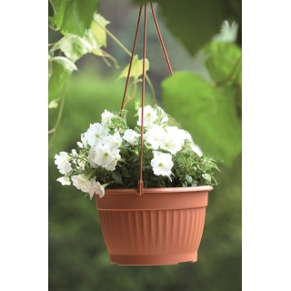 Doniczka wisząca Terra śr. 26 cm - Terakota