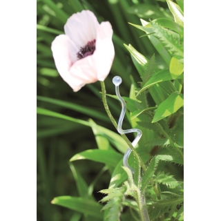 Podpórka do storczyka i innych kwiatów - zygzak biała
