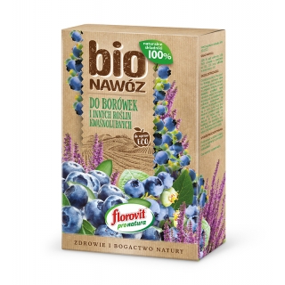 BIO Nawóz do borówek i innych roślin kwaśnolubnych - do upraw ekologicznych - Florovit - 700 g