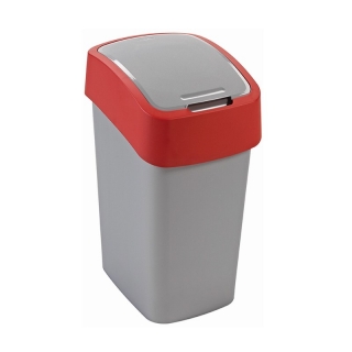 Kosz do sortowania śmieci Flip Bin - 10 litrów - czerwony