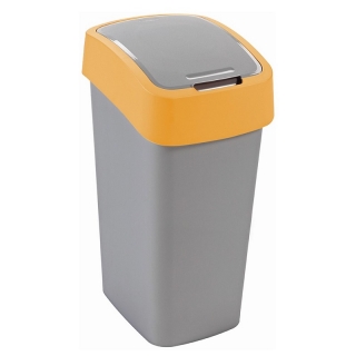 Kosz do sortowania śmieci Flip Bin - 50 litrów - żółty