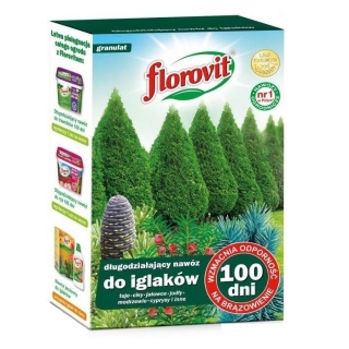 Długodziałający nawóz do iglaków - 100 dni - Florovit - 1 kg