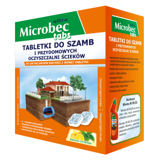 Bros - Microbec Ultra - Preparat do szamb - GIGA paczka - 100 tabletek
