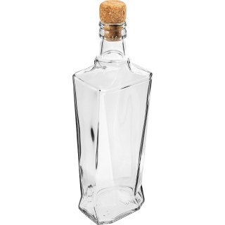 Butelka Luksusowa z korkiem - 500 ml
