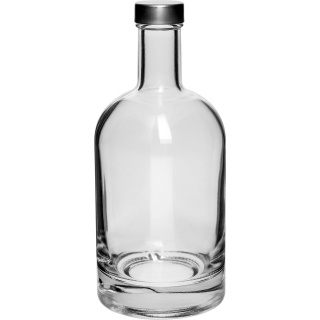 Butelka Miss Barku z zakrętką - biała - 500 ml