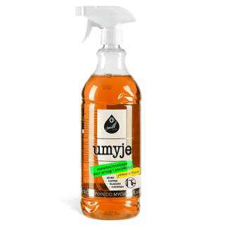 Umyje - skuteczny płyn do mycia szyb, luster, glazury i luksferów - nie zostawia smug - zapach pomarańczy - Mill Clean - 1,22 l