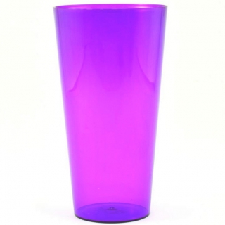 Osłonka wysoka Vulcano Tube - 15 cm - fioletowa transparentna