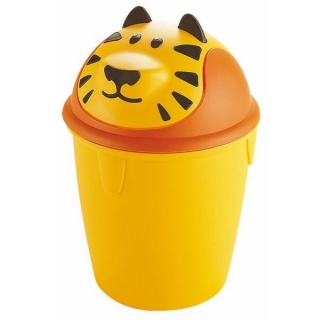 Kosz na śmieci dla dzieci - 12 litrów - w kształcie tygrysa
