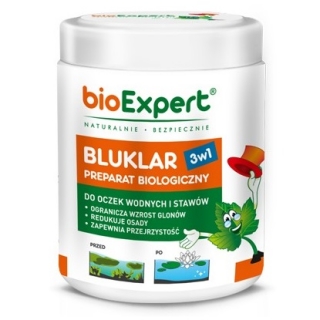 BluKlar do oczek wodnych i stawów - likwiduje glony i utrzymuję lepszą jakość wody - BioExpert - 500 g
