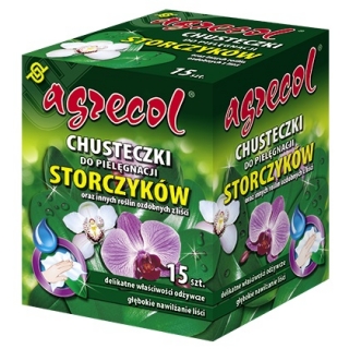 Chusteczka do pielęgnacji storczyków i innych roślin ozdobnych z liści - Agrecol