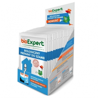 Biologiczny preparat do szamb - nowoczesny i ekologiczny - BioExpert - 100 x 25 g
