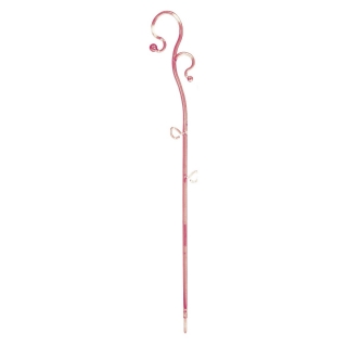 Podpórka do storczyka i innych kwiatów - Decor Stick - różowa - 39 cm