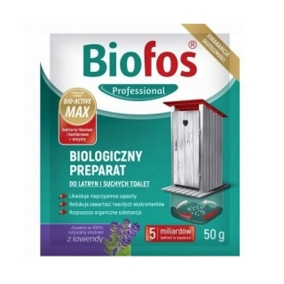 BIO Preparat biologiczny do latryn i suchych toalet - BioFos - 50 g