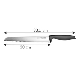 Nóż do chleba - PRECIOSO - 20 cm