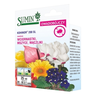 Kohinor 200 SL - środek owadobójczy, na szkodniki roślin ozdobnych i warzyw - Sumin - 25 ml