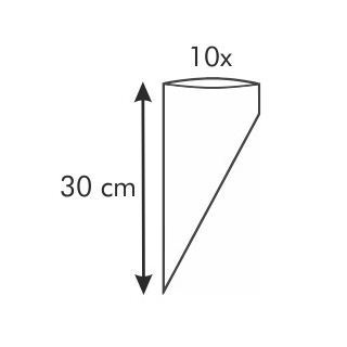 Woreczek do zdobienia - DELÍCIA - 30 cm - 10 szt.