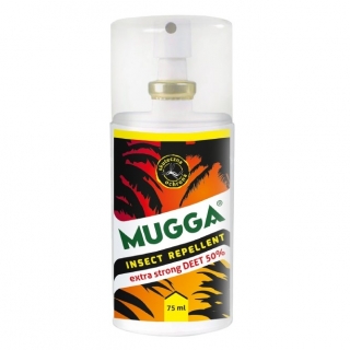 Mugga - najmocniejszy środek na komary - działa nawet w tropikach - spray 75 ml