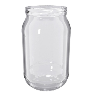 Słoje zakręcane szklane, słoiki - fi 82 - 900 ml - 160 szt.