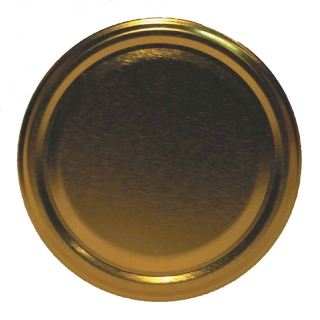 Zakrętka do słoików - złota - śr. 89 mm