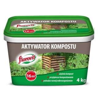 Aktywator kompostu - przyśpiesza i użyźnia - Florovit - 4 kg