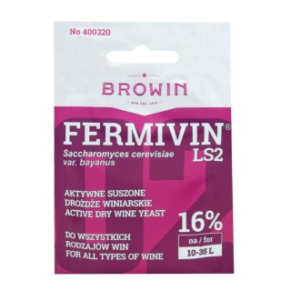 Drożdże winiarskie suszone - Fermivin - 7 g