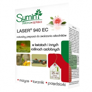 Laser 940 EC - zwalcza szkodniki w kwiatach i innych roślinach ozdobnych - Sumin - 25 ml