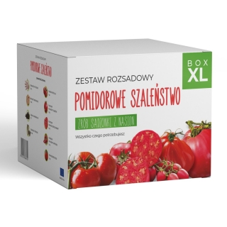Zestaw rozsadowy 'Pomidorowe Szaleństwo' - zrób sadzonki z nasion - Box XL