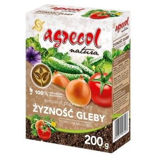 Humistar - naturalny preparat poprawiający żyzność gleby - Agrecol - 200 g