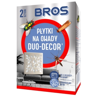 Płytka na wszelkie owady z motywem dekoracyjnym - Duo-Decor