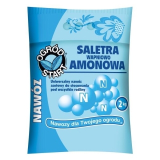 Saletra wapniowo-amonowa - nawóz azotowy do ogrodu - 2 kg
