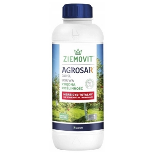 Agrosar 360 SL - zwalcza wszelkie zbędne rośliny - Ziemovit - 5 l