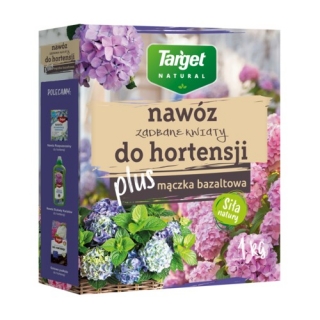 Nawóz do hortensji z mączką bazaltową - Zadbane Kwiaty - Target - 1 kg