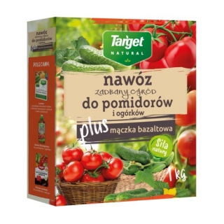 Nawóz do pomidorów i ogórków z mączką bazaltową - Zadbany Ogród - Target - 1 kg