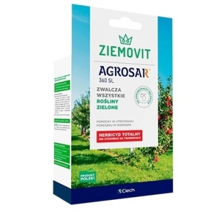 Agrosar 360 SL - zwalcza wszelkie zbędne rośliny - Ziemovit - 50 ml