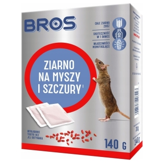 Bros - trutka w formie ziarna na myszy i szczury - 7 x 20 g