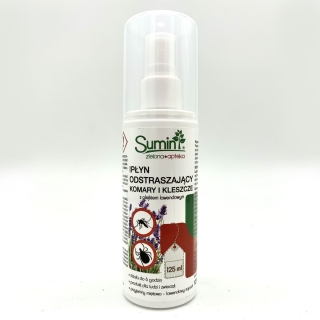 Płyn odstraszający komary i kleszcze z olejkiem lawendowym - Sumin - 125 ml