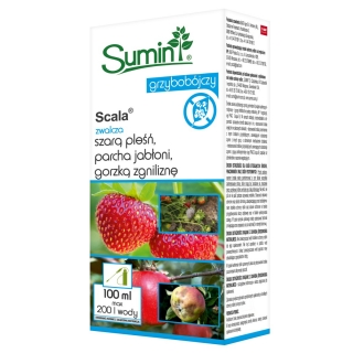Scala - na choroby grzybowe - zwalcza szarą pleśń, parcha jabłoni i gorzką zgniliznę - Sumin - 100 ml